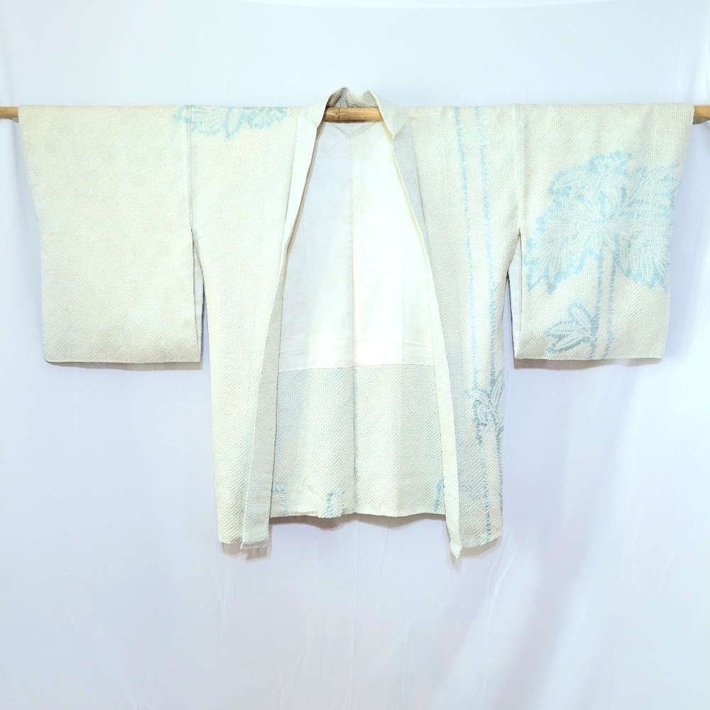 Vintage Silk Kimono Jacket | Japanese Haori | Lightweight Cardigan